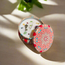 Load image into Gallery viewer, Mandala ~ infused with mini crystals ~ 30+ Hours