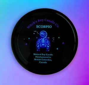 Limit edition Zodiac 13oz Birthday Candle w/gift box