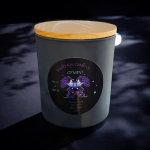 Limit edition Zodiac 13oz Birthday Candle w/gift box